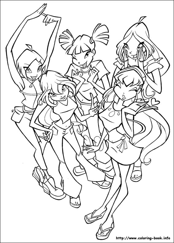 Winx Club coloring picture